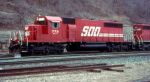 Solid Red SD40-2